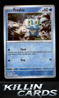 Reverse Holofoil Froakie 056/167 Pokemon Common SV06: Twilight Masquerade Card N