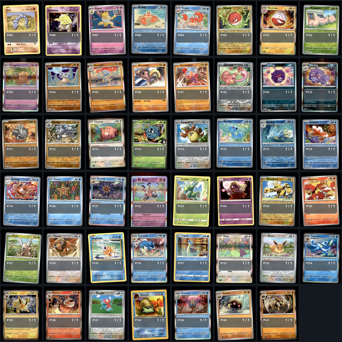 Pokemon TCG Pokemon National Pokedex Set (Generations 1-9) 987 Cards Collection