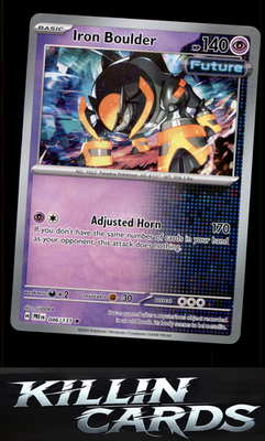 Iron Boulder (Poke Ball Pattern) 046/131 Pokemon Rare SV: Prismatic Evolutions C