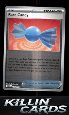 Reverse Holofoil Rare Candy - 125/132 125/132 Pokemon Common ME01: Mega Evolutio