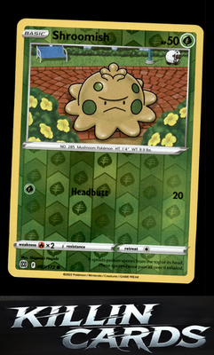Reverse Holofoil Shroomish 003/172 Pokemon Common SWSH09: Brilliant Stars Card N