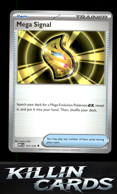 Mega Signal - 121/132 121/132 Pokemon Uncommon ME01: Mega Evolution Card NM
