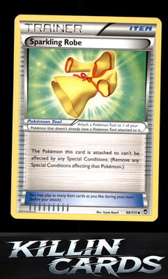 Sparkling Robe 99/111 Pokemon Uncommon XY - Furious Fists Card LP