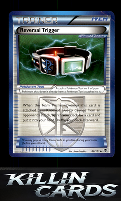 Reversal Trigger (Team Plasma) 86/101 Pokemon Uncommon Plasma Blast Card NM