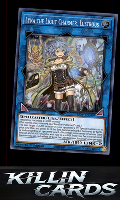 1st Edition Lyna the Light Charmer, Lustrous LIOV-EN049 YuGiOh Super Rare Lightn