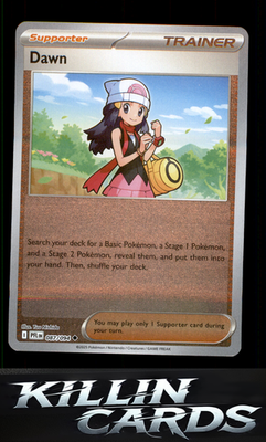 Reverse Holofoil Dawn 087/094 Pokemon Uncommon ME02: Phantasmal Flames Card NM