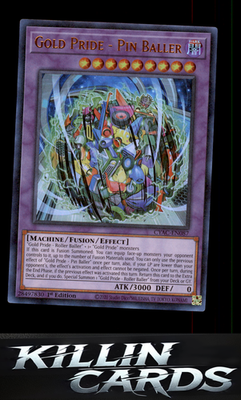 1st Edition Gold Pride - Pin Baller CYAC-EN087 YuGiOh Ultra Rare Cyberstorm Acce