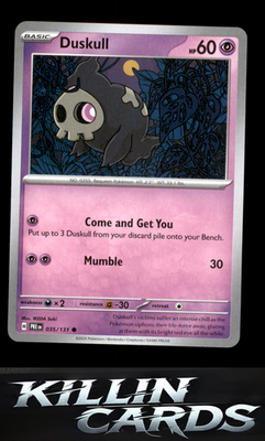 Duskull 035/131 Pokemon Common SV: Prismatic Evolutions Card NM