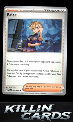 Briar 100/131 Pokemon Uncommon SV: Prismatic Evolutions Card NM