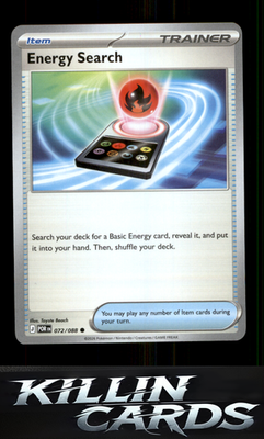 Energy Search 072/088 Pokemon Common ME03: Perfect Order Card NM