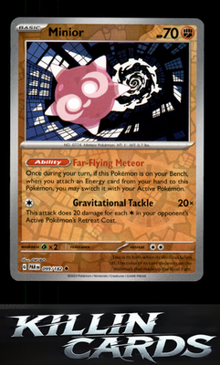 Reverse Holofoil Minior - 099/182 099/182 Pokemon Uncommon SV04: Paradox Rift Ca