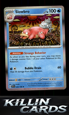 Slowbro 043/198 Pokemon Rare SV01: Scarlet & Violet Base Set Card NM