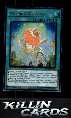 1st Edition Naturia Blessing MP23-EN204 YuGiOh Ultra Rare 25th Anniversary Tin:
