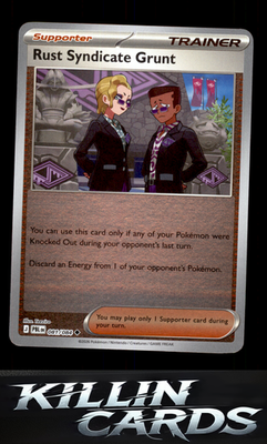Reverse Holofoil Rust Syndicate Grunt - 081/084 081/084 Pokemon Uncommon ME05: P