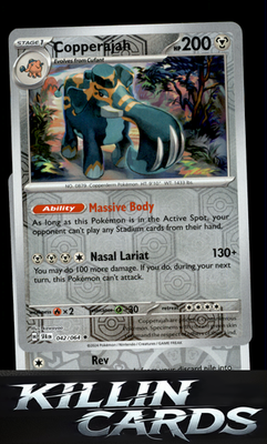 Reverse Holofoil Copperajah 042/064 Pokemon Rare SV: Shrouded Fable Card NM
