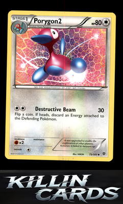 Porygon2 73/101 Pokemon Uncommon Plasma Blast Card NM