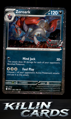 Zoroark (White Flare Stamped) 062/086 Pokemon Rare Miscellaneous Cards & Product