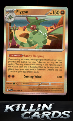Flygon - 053/094 053/094 Pokemon Rare ME02: Phantasmal Flames Card NM