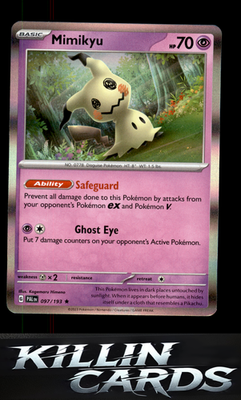 Mimikyu 097/193 Pokemon Rare SV02: Paldea Evolved Card NM