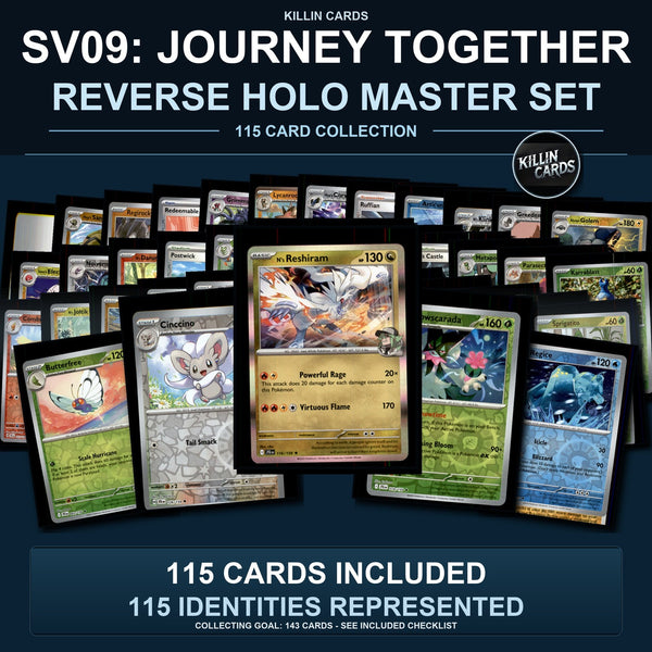 Pokemon TCG SV09: Journey Together Reverse Holo Master Set 115 Reverse Holo Card