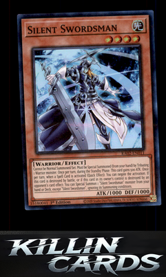 1st Edition Silent Swordsman RA02-EN011 YuGiOh Super Rare 25th Anniversary Rarit