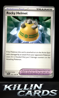 Rocky Helmet 193/198 Pokemon Uncommon SV01: Scarlet & Violet Base Set Card NM
