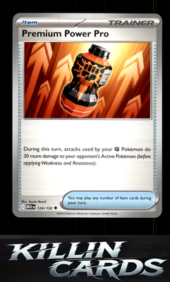 Premium Power Pro - 124/132 124/132 Pokemon Uncommon ME01: Mega Evolution Card N