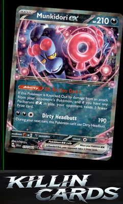 Munkidori ex - 037/064 037/064 Pokemon Double Rare SV: Shrouded Fable Card NM