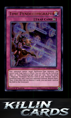1st Edition Time Pendulumgraph PEVO-EN008 YuGiOh Ultra Rare Pendulum Evolution C