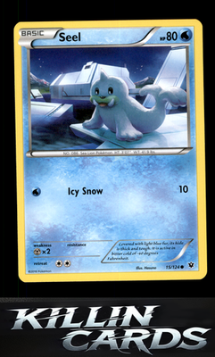 Seel 15/124 Pokemon Common XY - Fates Collide Card NM