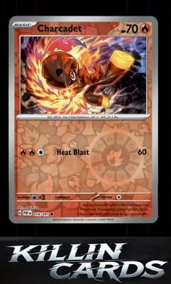 Reverse Holofoil Charcadet - 014/091 014/091 Pokemon Common SV: Paldean Fates Ca