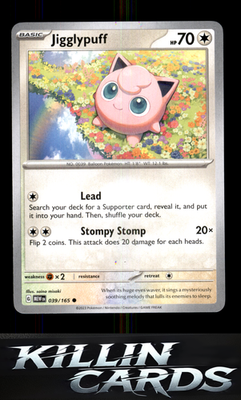 Jigglypuff 039/165 Pokemon Common SV: Scarlet & Violet 151 Card NM