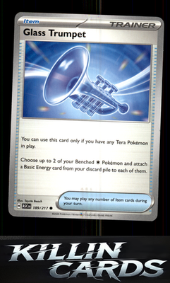 Glass Trumpet - 189/217 189/217 Pokemon Common ME: Ascended Heroes Card LP