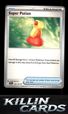 Super Potion 158/159 Pokemon Uncommon SV09: Journey Together Card NM