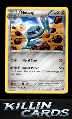 Metang 48/98 Pokemon Uncommon XY - Ancient Origins Card NM