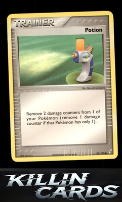 Potion 87/100 Pokemon Common Crystal Guardians Card NM