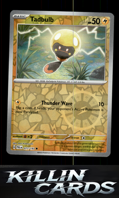 Reverse Holofoil Tadbulb - 077/193 077/193 Pokemon Common SV02: Paldea Evolved C