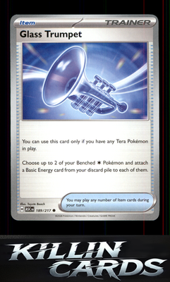Glass Trumpet - 189/217 189/217 Pokemon Common ME: Ascended Heroes Card NM