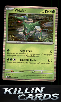 Virizion 010/086 Pokemon Rare SV: White Flare Card NM