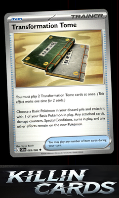 Transformation Tome 083/086 Pokemon Uncommon ME04: Chaos Rising Card NM