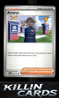 Amarys - 093/131 093/131 Pokemon Common SV: Prismatic Evolutions Card NM
