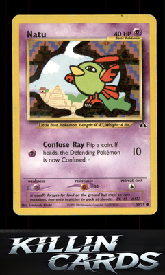 Natu 59/75 Pokemon Common Neo Discovery Card NM