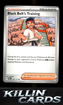 Black Belt's Training - 098/131 098/131 Pokemon Common SV: Prismatic Evolutions