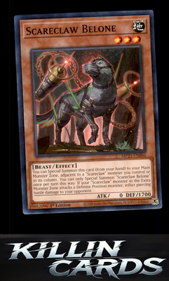 1st Edition Scareclaw Belone MP23-EN066 YuGiOh Common 25th Anniversary Tin: Duel