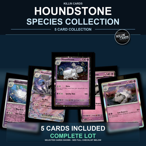 Pokemon TCG Houndstone Species Collection 5 Different Cards