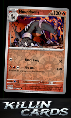 Reverse Holofoil Houndoom - 034/198 034/198 Pokemon Common SV01: Scarlet & Viole