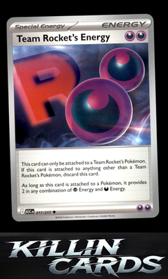 Team Rocket's Energy 217/217 Pokemon Uncommon ME: Ascended Heroes Card NM