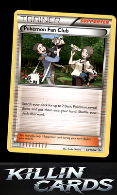 Pokemon Fan Club 94/106 Pokemon Uncommon XY - Flashfire Card LP