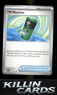 TM Machine 181/182 Pokemon Uncommon SV10: Destined Rivals Card NM