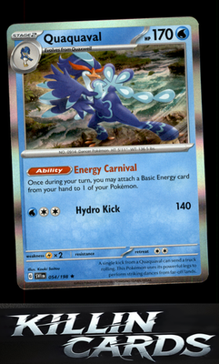 Quaquaval 054/198 Pokemon Rare SV01: Scarlet & Violet Base Set Card NM